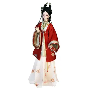 Orientalischen Charme 60cm BJD Puppen Für Chinesische Frühling Geschenk Spielzeug Simulation puppe bjd