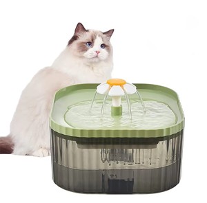 Fontaine à eau pour animaux de compagnie ultra silencieuse de 2,5 L / 85 oz avec filtre à charbon actif - Product Image 1