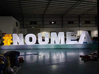 Grandes lettres gonflables de l'alphabet pour la promotion publicitaire et les événements