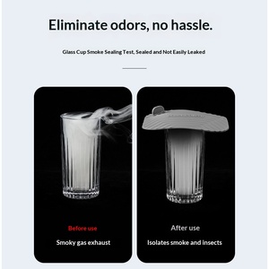 Copertura per Scarico Anti-Odore e Anti-Insetti, Guarnizione in Gomma Morbida, Tappo per Fognatura, Design Moderno e Semplice per Bagno e <span class=keywords><strong>Cucina</strong></span> - Product Image 2