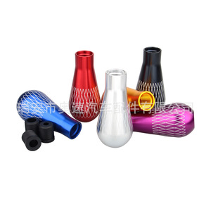 Aluminum Alloy Gear <b>Shift</b> <b>Knob</b> Red Universal Ergonomic Design Car Interior Accessory - Product Image 3