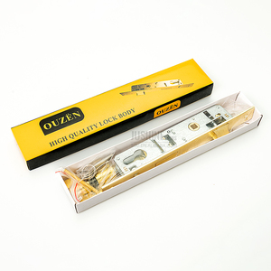 Ouzen Bộ Khóa Cửa Kim Loại Hình Lỗ 8520 355 Bộ Khóa Xi Lanh Thân Khóa 85MM - Product Image 4