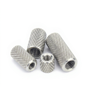 High Quality M4-M24 Steel Knurled Flanged Nuts Custom Zinc Coated Anti-Loosening Threaded <b>Fasteners</b> OEM Service - Product Image 1