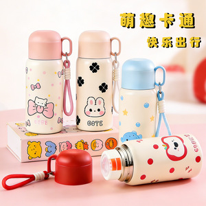 Zihao Cartoon Insulated Water Bottle 500Ml Bpa Free Dual Drink For Kids Students School Use - Product Image 4