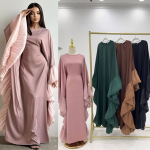 2025 primavera/estate musulmano elegante Abaya Middle East Dubai <span class=keywords><strong>abito</strong></span> in pizzo arabo <span class=keywords><strong>maniche</strong></span> <span class=keywords><strong>a</strong></span> <span class=keywords><strong>pipistrello</strong></span> <span class=keywords><strong>abito</strong></span> <span class=keywords><strong>lungo</strong></span> Kabaya Caften - Product Image 2
