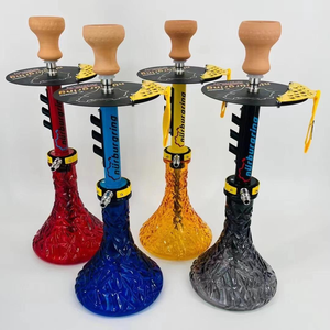 Migliori vendite alluminio narghilè Shisha russo stile giappone El Bomber mezzanotte fuori strada narghilè narghilè - Product Image 3