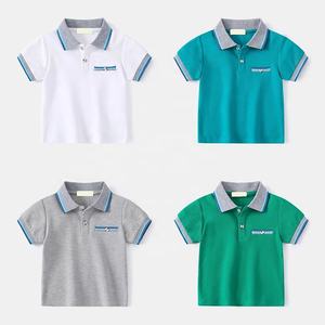 Kinder tragen Großhandel Schuluniformen Benutzer definierte Stickerei Logo 100% Baumwolle Schuluniformen Polo-Shirts - Product Image 6