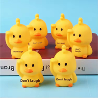 Jouet à presser en forme de canard jaune créatif et anti-stress, parfait pour la ventilation sonore, pour les 14 ans et plus, unisexe