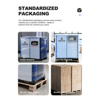 Compresseur d'air industriel portable à vis, monophasé 220V, petit, silencieux, 7,5KW 10HP avec sécheur, certifié CE pour atelier automobile