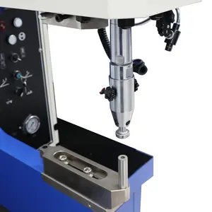 100% Safety System Batch Counter Function HMI Setting Hydraulic 8Ton Clinching Fastener Manual Insertion Machine