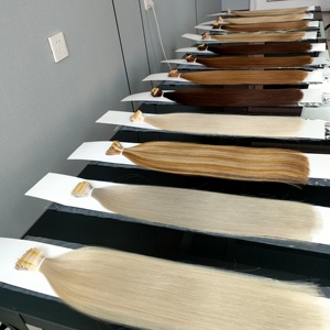 เทปต่อผมแบบไร้รอยต่อ 100% ผมแท้รัสเซีย ตรง สีธรรมชาติ สำหรับผู้หญิง ขายส่ง - Product Image 5
