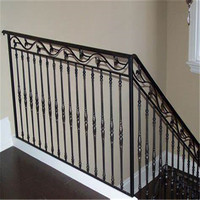 Designs de grilles en acier pour balcon, balustrades de terrasse, rampes en fer forgé d'occasion à vendre