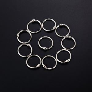 Stainless Steel Keychain Rings Round Metal Open-Ended Hard-Wearing Fashion Key Accessories - Product Image 3