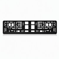 Support de plaque d'immatriculation décoratif étanche en plastique ABS pur, norme UE EU-6, vente en gros, FENGYUNJIA