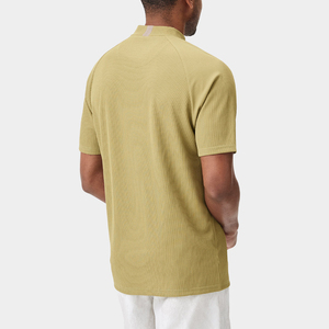 Camisetas de Golf Personalizadas con Sublimación Clásica de Rendimiento y Elasticidad en 4 Direcciones para Hombre, 92% Poliéster, 8% Elastano, Camiseta Polo a Rayas Horizontales - Product Image 3