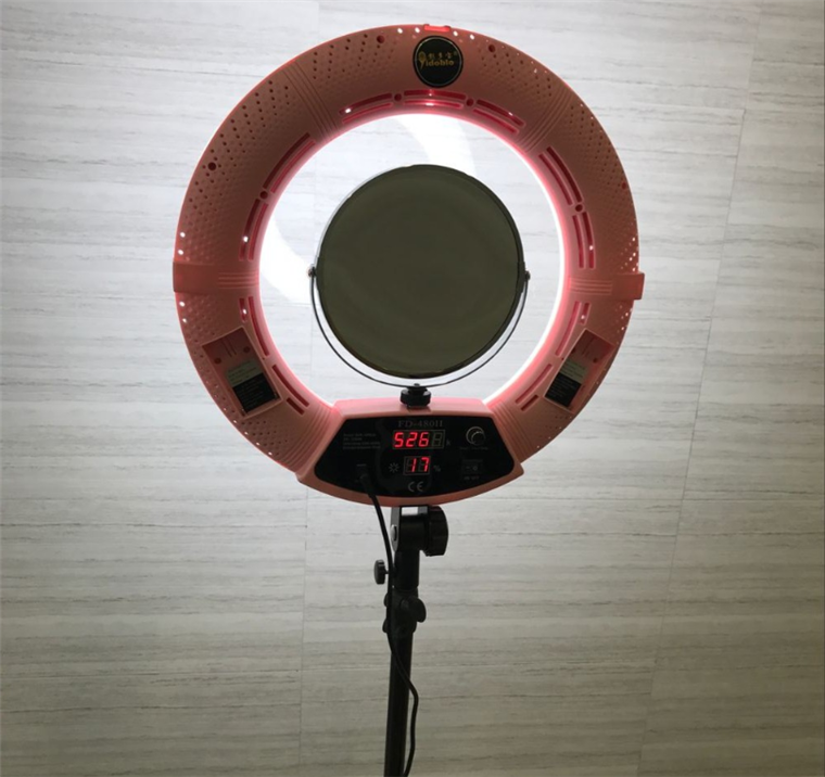 Anillo de luz de iluminación fotográfica LED 3200 5500-480 K 96W