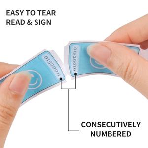 Biglietti della Lotteria 1\"x2\" in Rotolo, <span class=keywords><strong>1000</strong></span> Pezzi Ciascuno in 4 Colori Assortiti (4.000 Totali), Stampa su Carta e Cartoncino, Biglietti Sorriso - Product Image 2