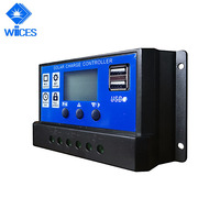 Contrôleur de panneau solaire 12v 10A pwm contrôleur de chargeur solaire prix