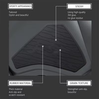 Accesorios para Kawasaki KLR650 2021-2022, Almohadillas para Tanque de Combustible, Agarres para Rodillas, Adhesivo Antideslizante, Calcomanía Protectora de Goma