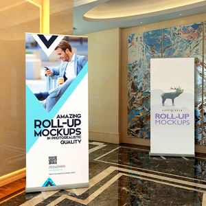 Custom Design Roll Up Banner <strong>Display</strong> Cardboard <strong>Display</strong> <strong>Stand</strong> For Retail Store Any Size For Events Celebration Festival - Product Image 5