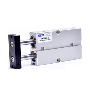 Cylindre pneumatique à double tige Apocalypse Twin Shaft TN20X50 S avec interrupteur magnétique pour l'automatisation industrielle - Product Image 1