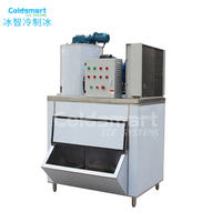 Machine à glace en flocons Coldsmart pour supermarché et cuisine, 380V 220V R134a, industrielle, OEM