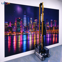 LINCJET Printer Dinding UV Portabel Lipat dengan Rel & Printer Tagihan untuk Usaha Kecil