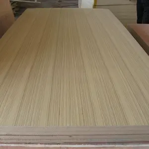 4mm A+ Grade Both Sides Ce Certificate E0 Laminated Red Oak Wood Veneer Plywood Board For School