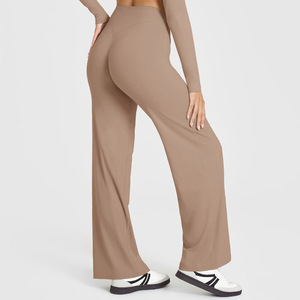 YIYI Leggings <span class=keywords><strong>de</strong></span> yoga pour femme, taille haute, coupe ample évasée, très extensibles, confortables, effet push-up fessier, tendance - Product Image 5