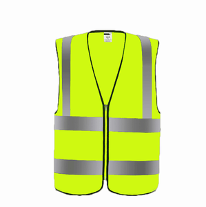 Chaleco de Seguridad Reflectante de Alta Visibilidad, Transpirable, de Algodón, Certificado ANSI Clase 1 EN 20471, Logotipo y Color Personalizables, Tallas S-4XL - Product Image 6