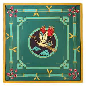 Tapis de jeu en caoutchouc pliable de luxe moderne, série Tigredetartan, pour Mahjong américain et jeux de <span class=keywords><strong>poker</strong></span>, en stock - Product Image 1