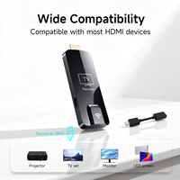 Draagbare 98FT/30M draadloze HDMI extender adapter 1080P60 draadloze HDMI ontvanger