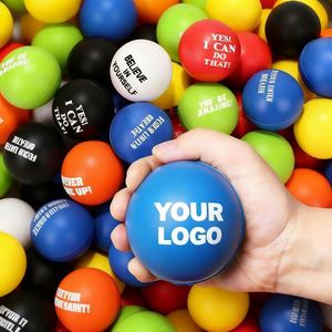 Promotion Custom Anti <b>Balls</b> Pu Toys Customized Stress <b>Ball</b> With Logo for Adults and Kids - Product Image 1