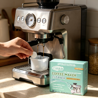 Tablettes détartrantes biodégradables pour machine à café, nettoyant écologique pour machine à expresso, formule naturelle