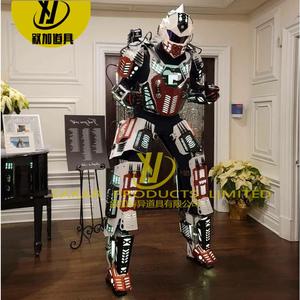 Hot Lights Led Dance Costumes the Predator Stage Performance Costume Dj Luminous Led Lights Trajes para Bar Show Dj Party - Product Image 3