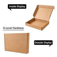 Boîtes d'expédition en carton ondulé personnalisées avec logo, petites boîtes cadeaux pastel pour abonnements e-commerce, emballage gaufré en gros