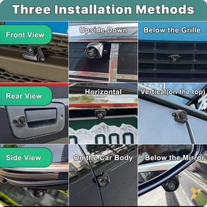 Cámara de Visión Trasera para Coche GreenYi HD 1080P Lente Ojo de Pez Dorado de 170 Grados Visión Nocturna HD Cámaras Frontales de Respaldo para Marcha Atrás de Vehículo <span class=keywords><strong>G999</strong></span> - Product Image 2