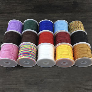 N ° <span class=keywords><strong>72</strong></span> fait à la main bricolage corde tressée 0.8mm fil de jade rouge ligne de perles bijoux accessoires matériaux pour bracelets et bijoux en fil - Product Image 3