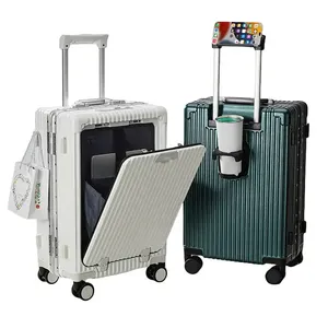 Conjunto de maletas con ruedas para hombre y mujer, Set de maletas con ruedas de ABS, maleta con ruedas, para viaje familiar