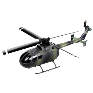 2023 C186 2.4G RC Helikopter 4 Channel 6 Axis Giroskop Elektronik untuk Stabilisasi Mainan untuk Anak-anak Drone Helikopter