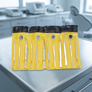 Professionelles Zahnärztliches Instrumentenset aus Stahl, Vielseitige Manuelle Werkzeuge, CE-Zertifiziert Klasse I, Silberfarben - Product Image 2