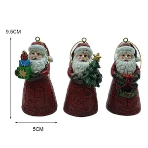 Đồ Trang Trí Giáng Sinh Nhựa Giáng Sinh Quà Tặng Santa Claus Bức Tượng Nhỏ