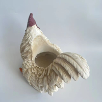 Vente directe d'usine 3D décoration de jardin résine artisanat modèles peints jardinière avec ornements Figurine Pots de plantes