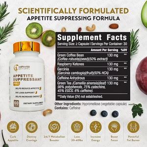 Meilleures Gélules Coupe-Faim pour Hommes et Femmes, Brûleurs de Graisse, Boosters de Métabolisme avec Logo Personnalisé - Product Image 2