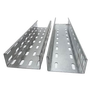 Prix d'usine, gouttière de câbles perforée en aluminium et acier inoxydable, anti-corrosion, largeur 300 mm, pour extérieur - Product Image 6