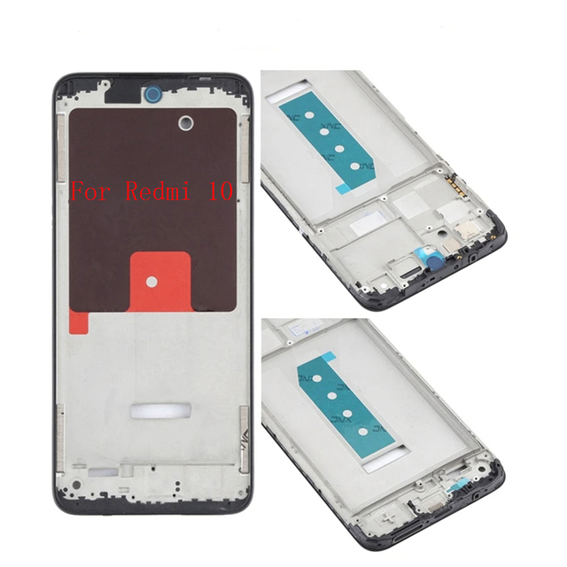 Original Middle Frame for Redmi Note 10 Middle Plate Bezel Mid Housing Bezel Repair Parts for Note 10 Phone LCD Screen Frame