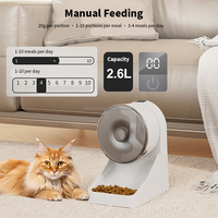 Distributeur automatique de nourriture pour chats de haute qualité, sans fil, Wifi, réglable, intelligent, pour l'alimentation quotidienne à domicile