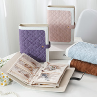 Nouveau classeur à feuilles mobiles en cuir PU, grand sac de rangement pour bijoux, sac de rangement pour accessoires, boucles d'oreilles, colliers, sac à bijoux personnalisé