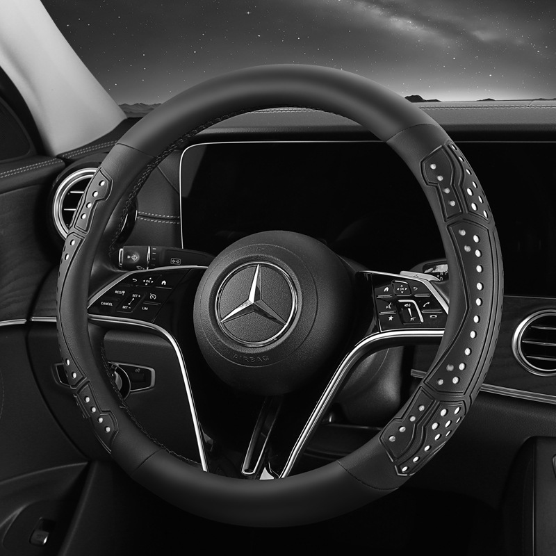 2025 Advanced Sense Suede Steering Wheel Cover | HZH SW003 | Universal Anti-Slip Car Accessories