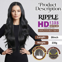 Perruque synthétique Julianna Hair Wholesale 13*6 Lace Front en fibre synthétique premium résistante à la chaleur, ondulations lâches, pour femmes blanches